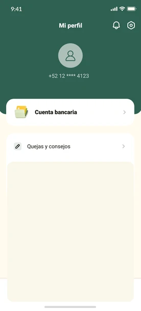 En la App, abre Quejas y consejos